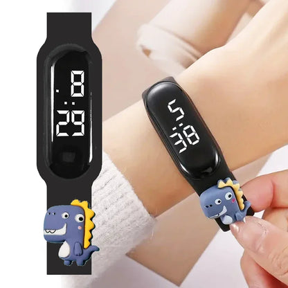 LED Smart Touch Screen Children Smart Watches Cartoon Student Sport Clock Kids Electronic Watch Birthday Gifts Boy Girl Bracelet