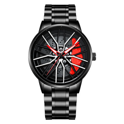 Rotation Men Watches 2024 Top Brand Luxury Wheel Design Style Men Watches For Male Clock Dropshipping relogio masculino Watches