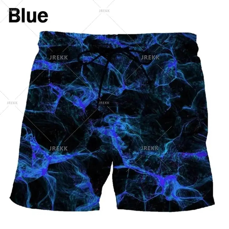 Ink Painting 3D Swimming Shorts Men Summer New Short Trunks Casual Comfort Beach Shorts Masculino Skateboarding Swimsuit