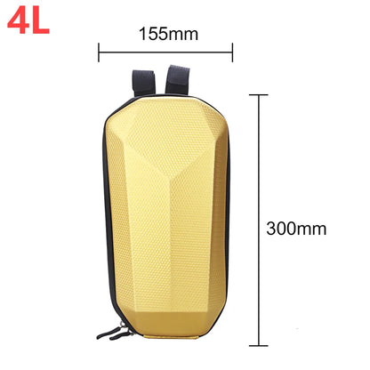 Electric Scooter Front Bag Waterproof Folding EVA Hard Shell Bags Bicycle Handlebar Hanging Bag Carry Bag Storage Accessories