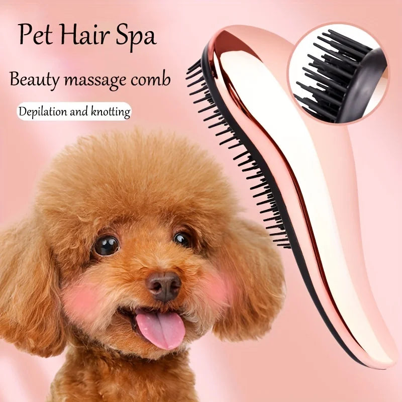 2-in-1 Dog Grooming Comb and Massage Brush