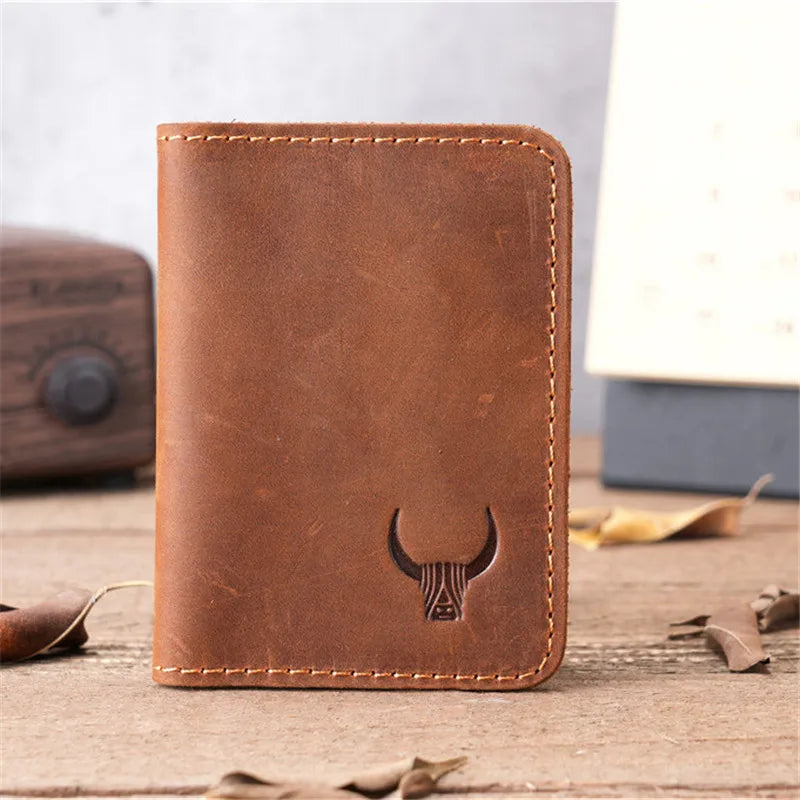 NT001 NEW 100% Genuine Leather  Men's Women's ID Holder