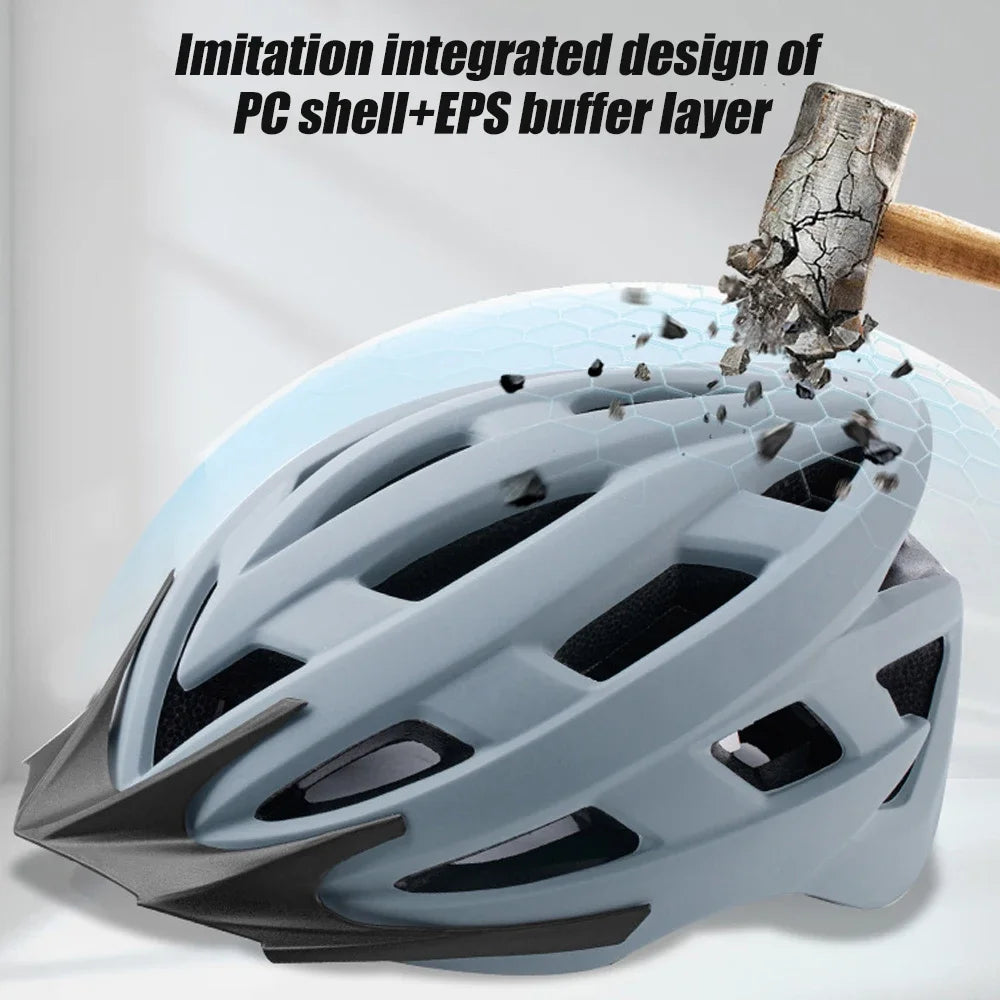 Bike Helmet for Adult Men Women , Lightweight with Adjustable Side and Chin Strap