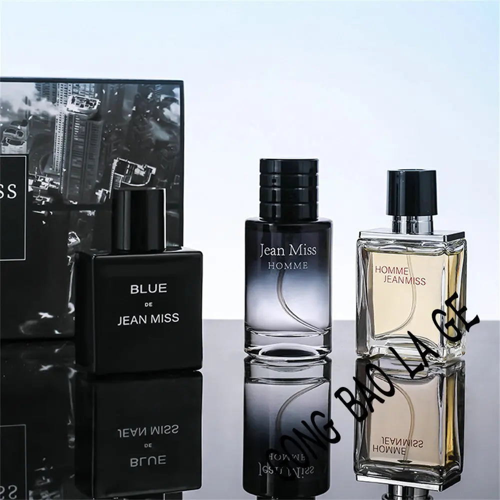 صندوق هدايا عطر رجالي عالي الجودة 90 مل، مجموعة من 3 قطع من كولونيا Fascination Man Profumo Uomo، عطور جذابة تدوم طويلاً للنساء