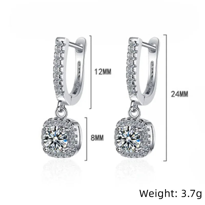 2CT Moissanite Wing of dream Earring