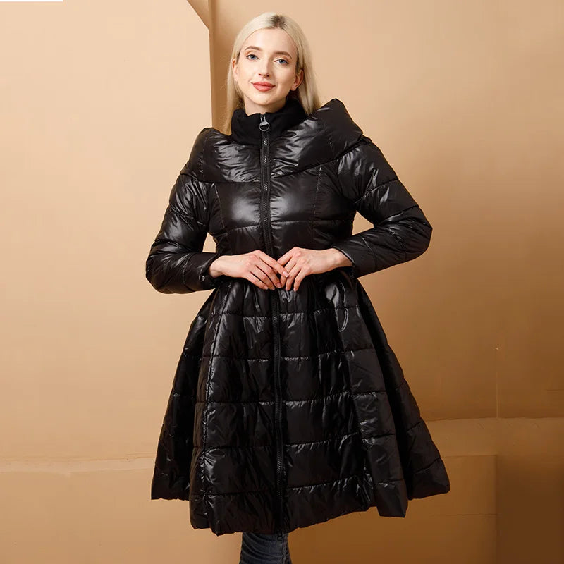 Parka Autumn Winter Jacket Women Clothes Vintage Warm Coat Female Women's Down Cotton Jacket Warm Thick Long Parkas