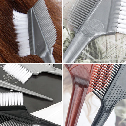 1pcs Hair Coloring Brush Double-sided Hair Dye Applicator Professional Hairdressing Comb DIY Salon Barber Brush Accessories