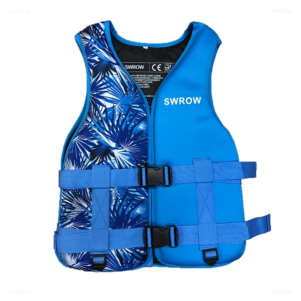 SWROW Professional Life Jacket Buoyancy Suit Portable Fishing Vests Waterproof Sea Fishing Adjustable Vest Outdoor Sports