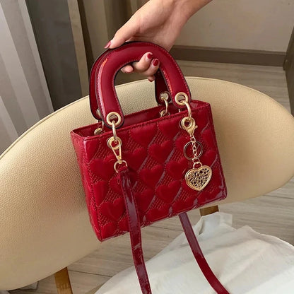 Handbag 2024 Women Brand Luxury Totes High Quality Fashion Classic Quilted Square Handle Bag Women Crossbody Shoulder Bags