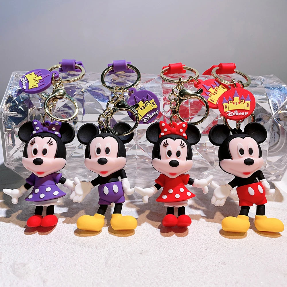 Disney Anime Mickey Keychain Cartoon