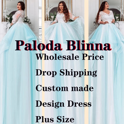 Paloda Stunning Sleeveless Wedding Dresses for Women Bride Lace Appliques Pleat Engagement Party Vestidos De Novia Made to Order