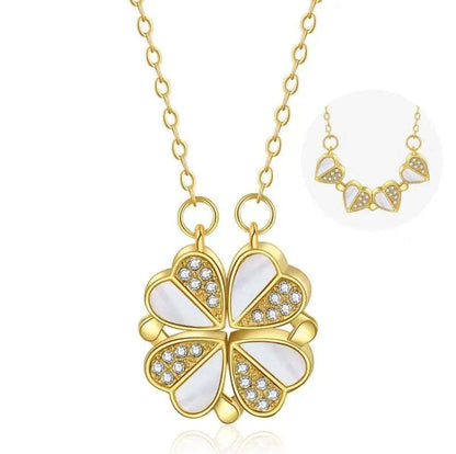 Hazel Four Leaf Clover Pendant Necklace