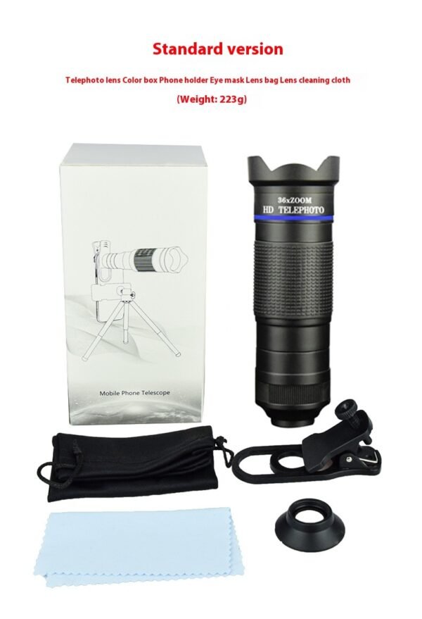Mobile Phone External Camera 36x Telephoto Lens Set - Image 6