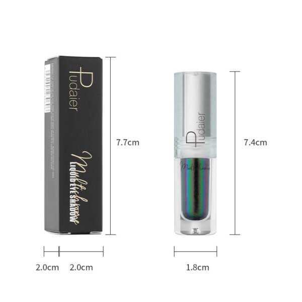 Pearlescent Monochromatic Metal Liquid Eye Shadow - Image 4