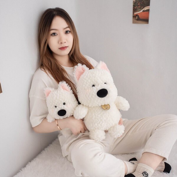 Cute Puppy Dog West Highland Doll Children's Plush Toy - Image 5