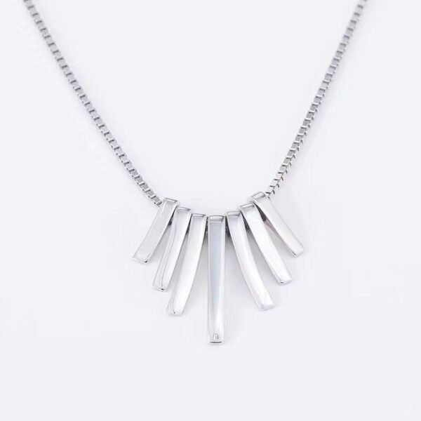 925 Sterling Silver Tassel Necklaces - Image 2