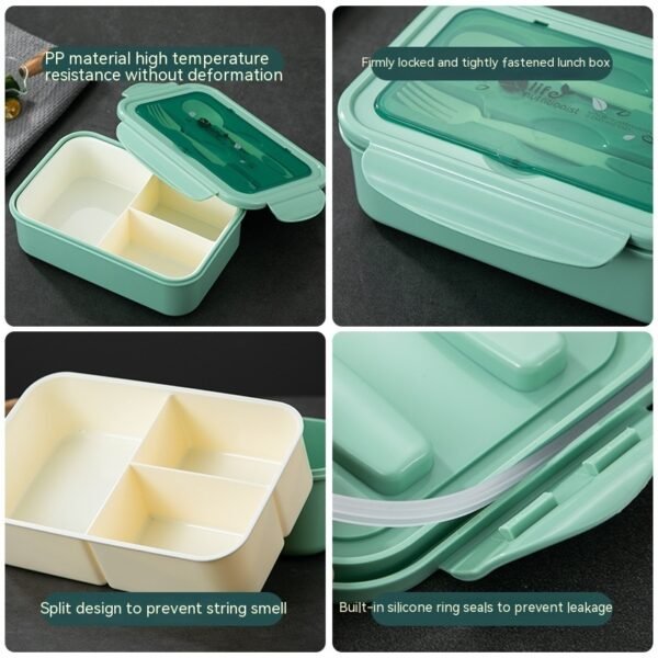 Microwave Oven Heating Lunch Box Rectangular Fruit Container - Image 6