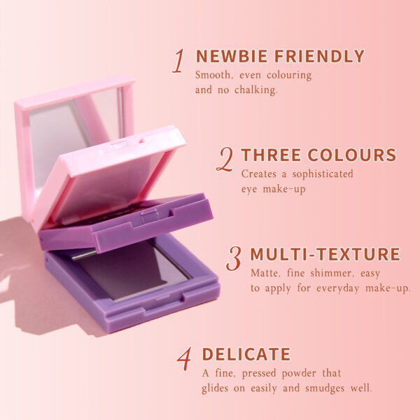 3-in-1 Mini Eyeshadow Palette Pearlescent Polarized - Image 8