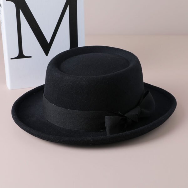 Vintage Bow British Wild Leisure Fashion Top Hat - Image 4