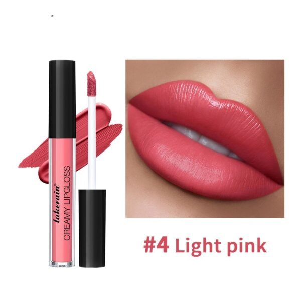 Semi Matte Velvet Waterproof No Stain On Cup Moisturizing Lip Gloss - Image 9