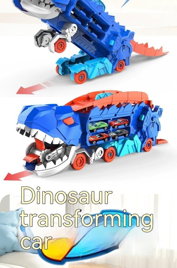 Tyrannosaurus Dinosaur Deformation Track Gliding Car - Image 7