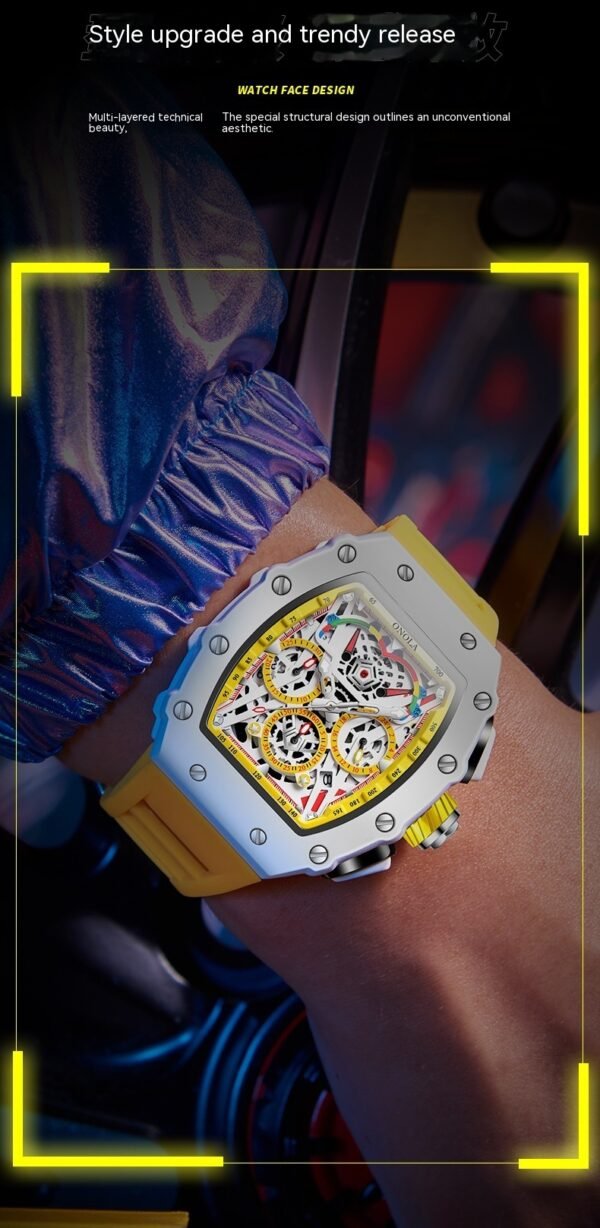 Multifunctional Fashion Waterproof Quartz Men - Image 9