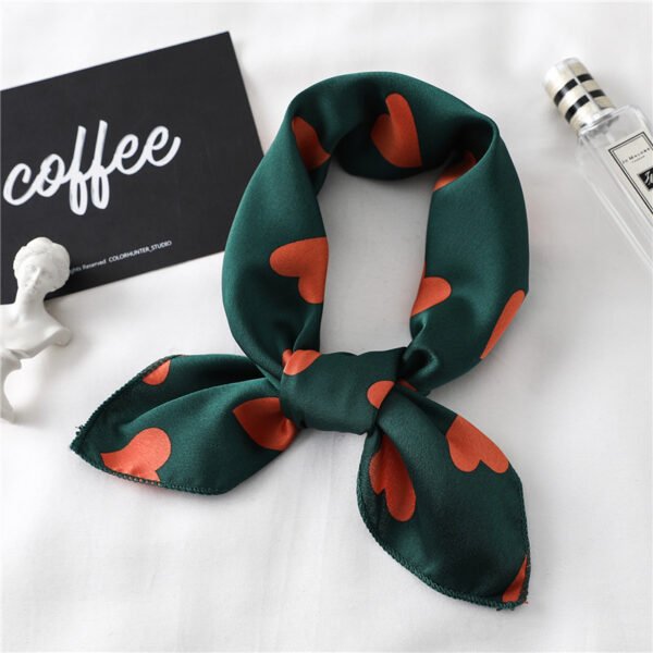 Female Ornament Satin Fashion Scarf - Image 4