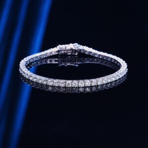 10 Points Moissanite Bracelet Tennis Chain S925 Sterling Silver