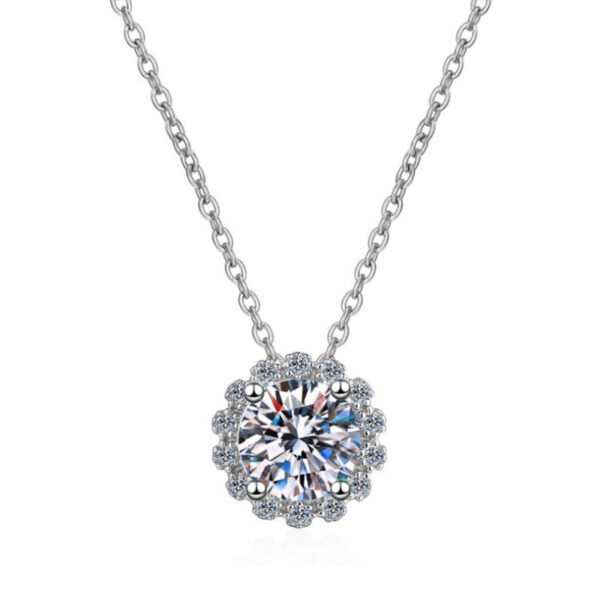 Women's Fashion All Match Moissanite Necklace - Image 2