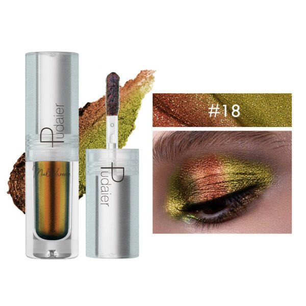 Pearlescent Monochromatic Metal Liquid Eye Shadow - Image 8