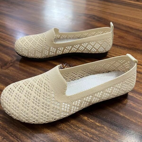 Slip-on Fly-kit Mesh Breathable Casual Women's Shoes - Image 4