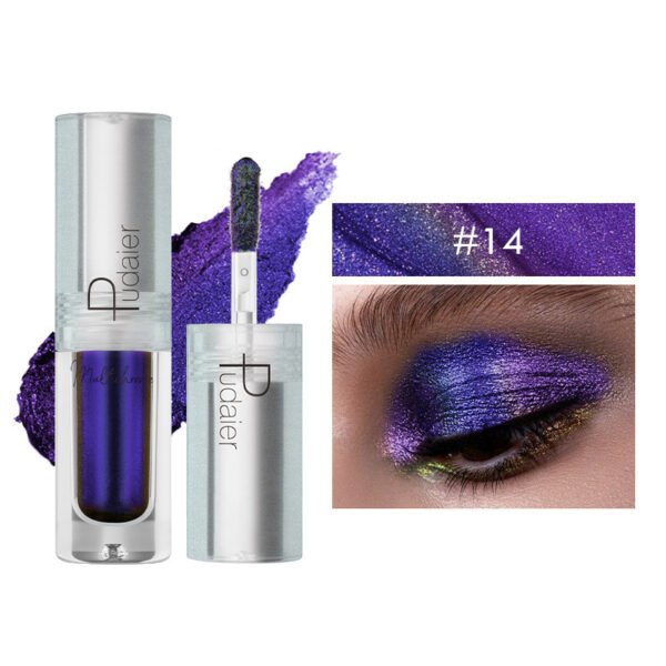Pearlescent Monochromatic Metal Liquid Eye Shadow - Image 5