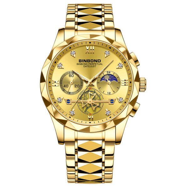 Multifunctional Quartz Watch All-match Six-pin Timing Casual - Image 2