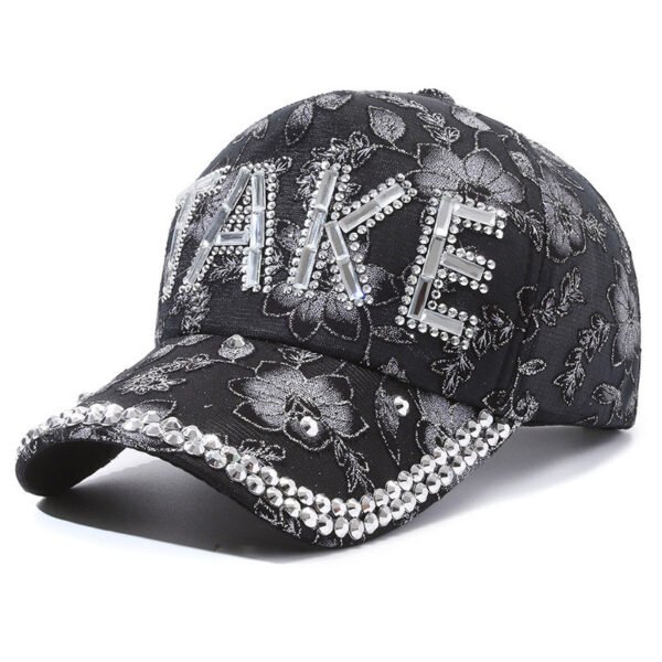 Rhinestone TAKE Women's Baseball Cap Summer Lightweight Breathable - Image 3