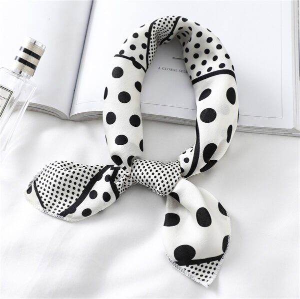Female Ornament Satin Fashion Scarf - Image 10