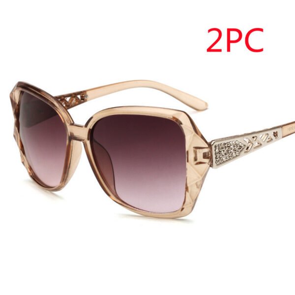 Women's Big Frame Sunglasses Women Retro Sunglasses - Image 6