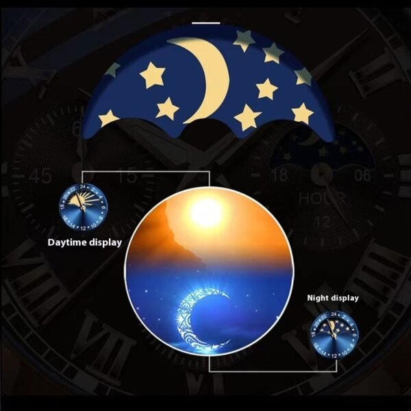 Multifunctional Sports Three Eyes And Six Needles Waterproof Luminous Men's Watch - Image 10