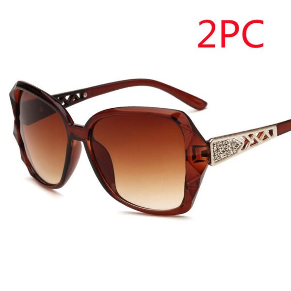 Women's Big Frame Sunglasses Women Retro Sunglasses - Image 8