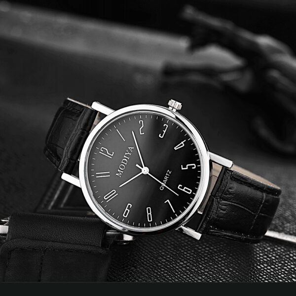 Men's Fashion Simple Belt Quartz Watch - Image 7