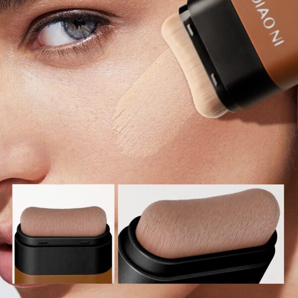 5 Colors With Brush 20g Moisturizing Light Transparent Concealing Foundation - Image 6