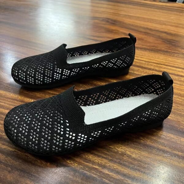 Slip-on Fly-kit Mesh Breathable Casual Women's Shoes - Image 5