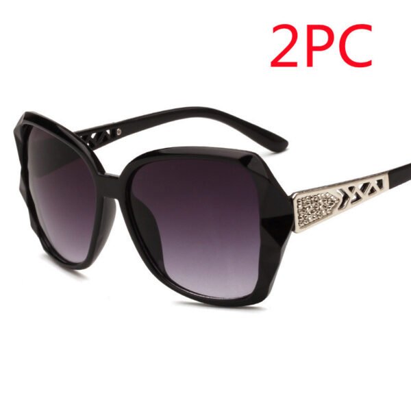Women's Big Frame Sunglasses Women Retro Sunglasses - Image 2