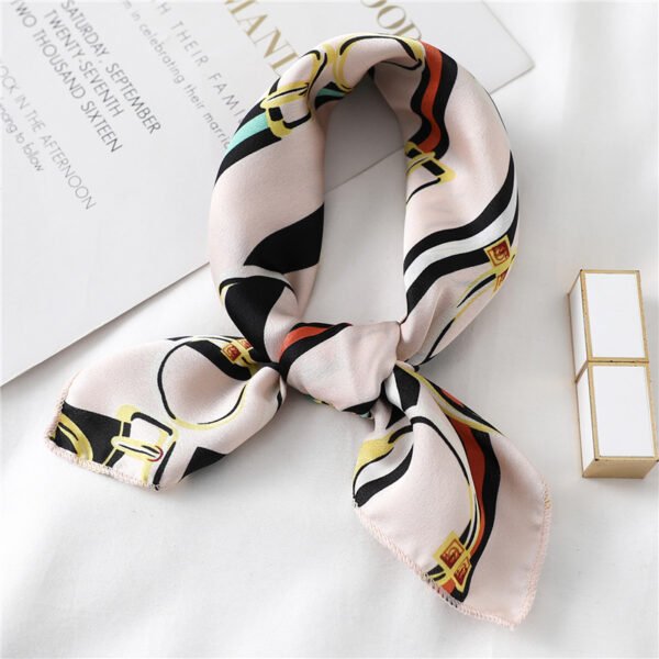 Female Ornament Satin Fashion Scarf - Image 7