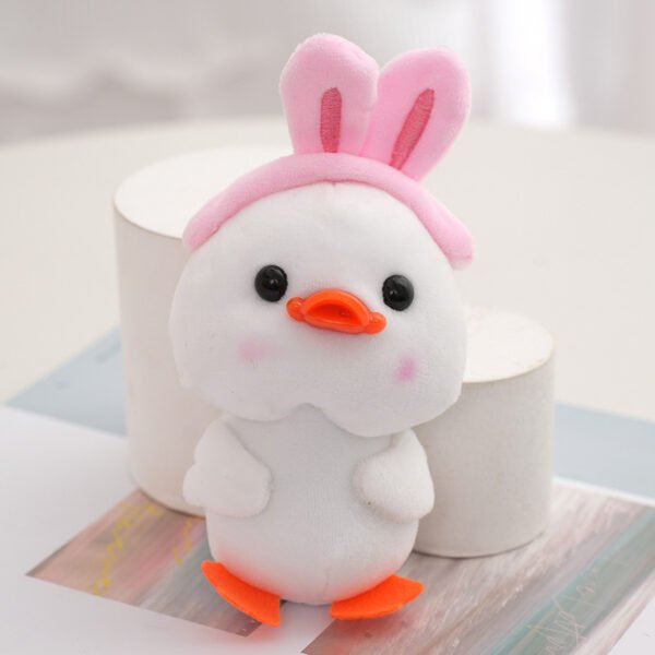 Duck Doll Small Size Children Doll Cute Girl Schoolbag Bag Charm - Image 6