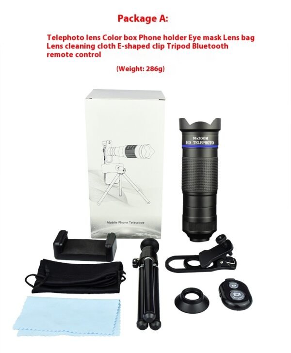 Mobile Phone External Camera 36x Telephoto Lens Set - Image 7