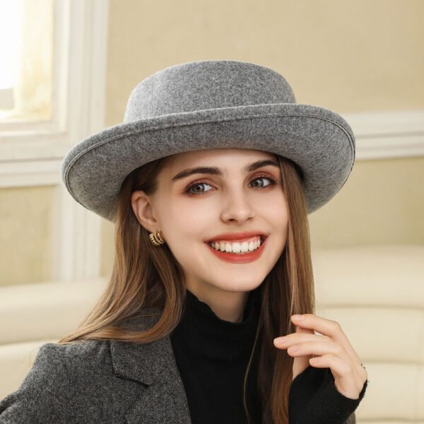 Vintage Bow British Wild Leisure Fashion Top Hat - Image 5