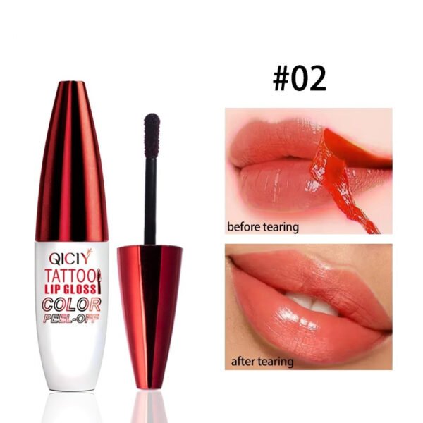 Tear And Pull Easy To Color Nourishing Long-lasting Long lasting Lip Gloss - Image 4