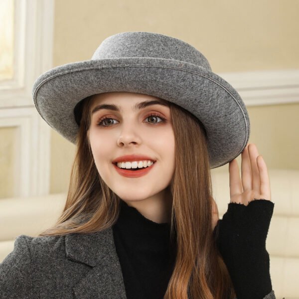 Vintage Bow British Wild Leisure Fashion Top Hat - Image 9