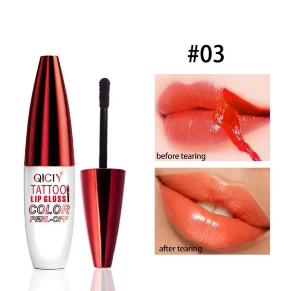 Tear And Pull Easy To Color Nourishing Long-lasting Long lasting Lip Gloss - Image 2