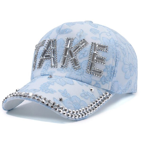 Rhinestone TAKE Women's Baseball Cap Summer Lightweight Breathable - Image 7